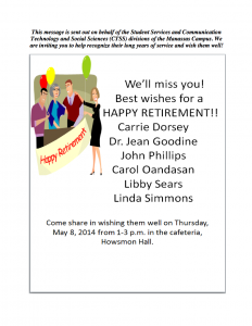 retirement flyer template screen shot at pm