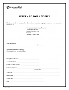 return to work doctors note template return to work letter from doctor
