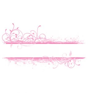 ribbon banner template pink banner vector