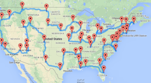road trip itinerary the ultimate road trip of u s