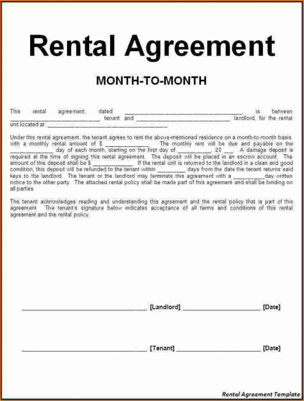 room rental agreement template