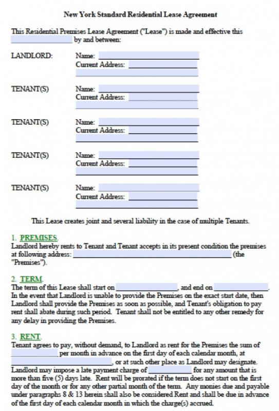 roommate agreement form