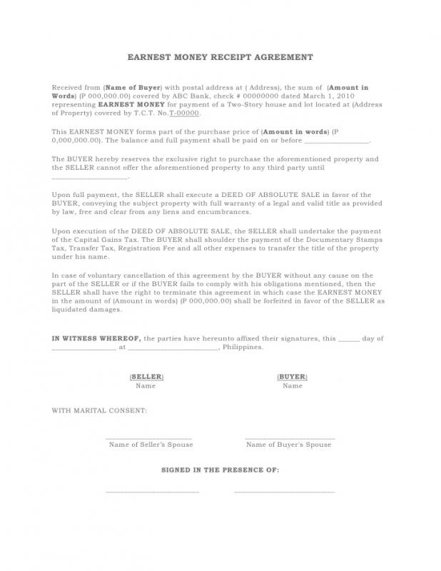 sales agreement sample