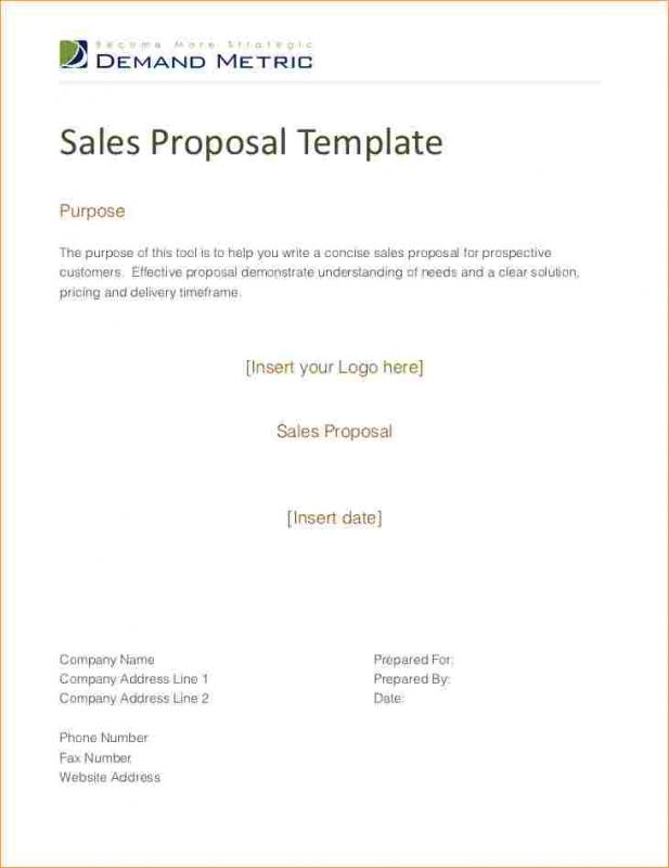 sales proposal templates