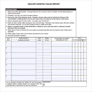 sales report template sales report image