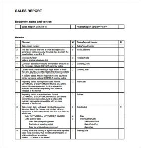 salesman report template sales report format template