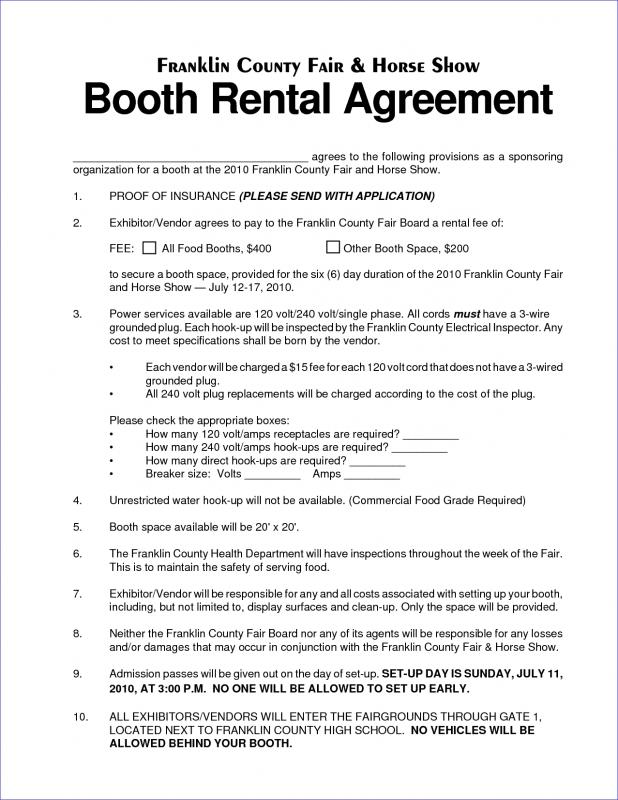 salon booth rental agreement