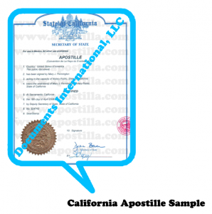 sample birth certificate california apostille sample