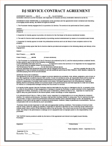 sample contract agreement service agreement contract template
