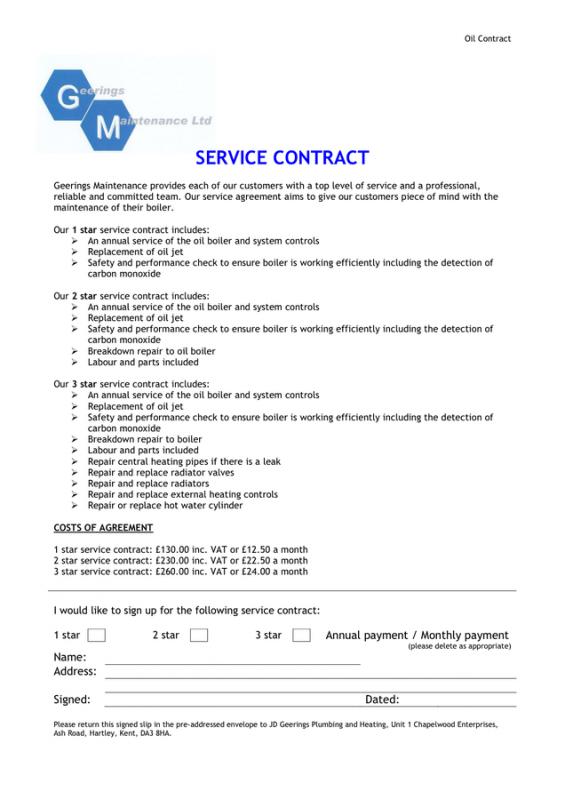 sample contract for services