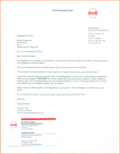 sample demand letter for payment demand letter template
