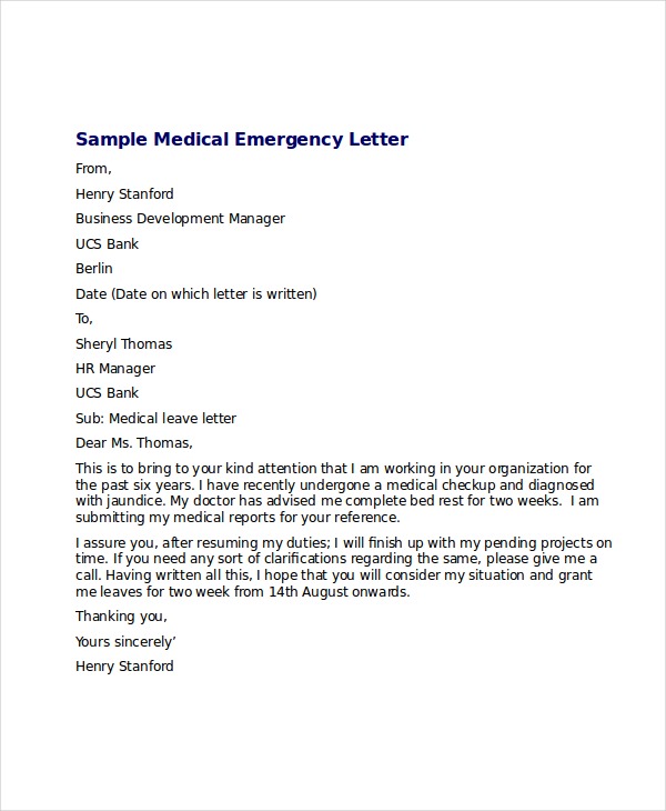 sample doctor note