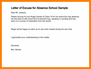 sample doctors note for work examples of excuse letters for absent in school