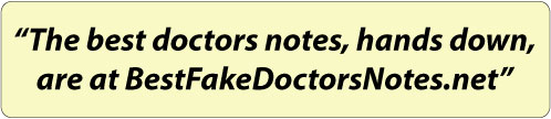 sample doctors note for work