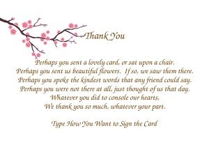 sample donation letter in memory of someone thank you notes for sympathy x