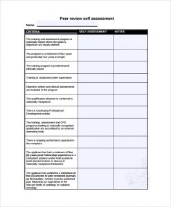 sample employee evaluation self assessment review template