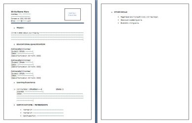 sample employment verification letter fresher resume template