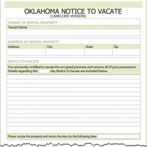 sample eviction notice for nonpayment of rent
