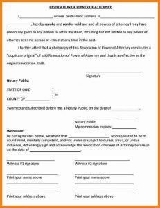 sample federal resume california legal forms power of attorney ohio power of attorney revocation form