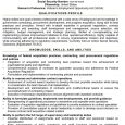 sample federal resume supervisory contract specialist