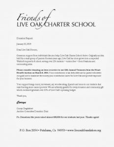 sample letter asking for donations for school auction donation request
