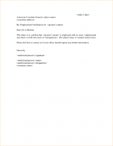 sample letter of employement a letter for employment