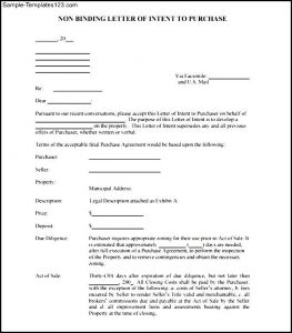 sample letter of intent to purchase non binding letter of intent to purchase free pdf sample templates non binding letter of intent non binding letter of intent