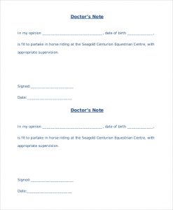 sample medical letter from doctor to employer printable doctors note