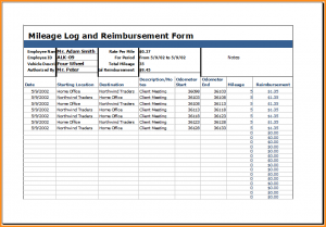 sample mileage log mileage reimbursement form template mileage log with reimbursement log