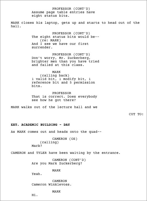 sample movie script
