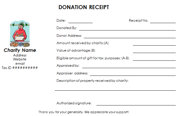 sample nonprofit gift acknowledgement letter