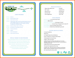 sample of wedding programs free event program templates program template