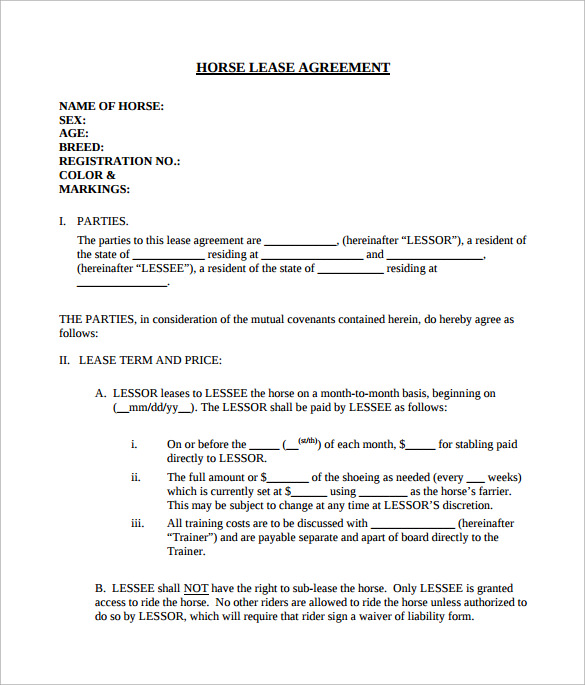 sample purchase agreement