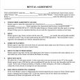 sample rental agreement free rental agreement template