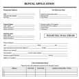 sample rental application editable rental application template word document