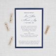 samples of wedding programs navy blue and blush pink wedding order of service
