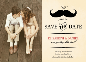 save the date bookmarks mustache