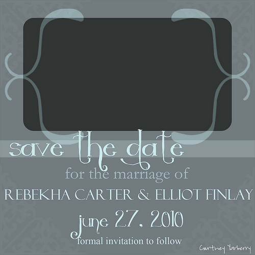 save the date template free download