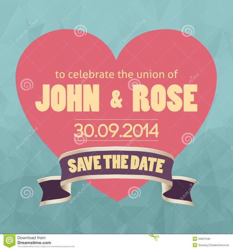 save the date templates free download