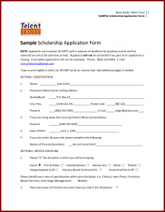 scholarship application letters scholarship application example