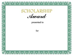 scholarships letters examples scholarship certificate template