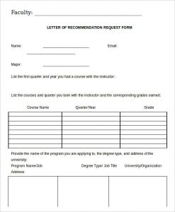 scholarships letters samples teacher letter of recommendation request form