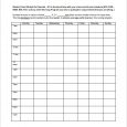 school schedule template weekly school schedule template blank in word format