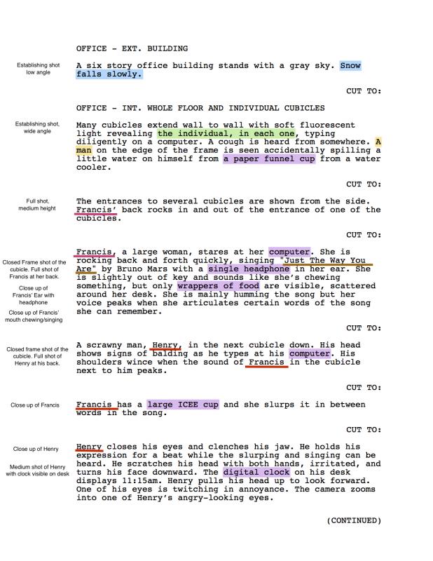 script format example