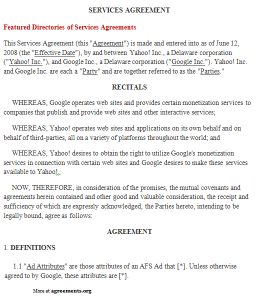 service agreement sample it service agreement template