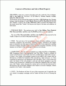 service agreement samples page
