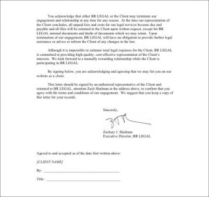 service cancellation letter client legal termination letter