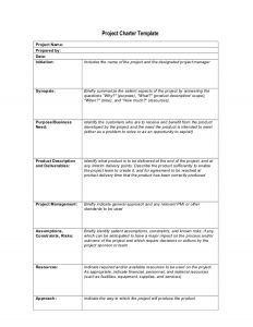 service contract template word project charter template