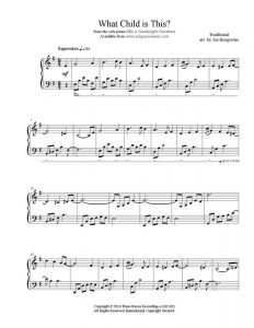 sheet music pdf what child is this
