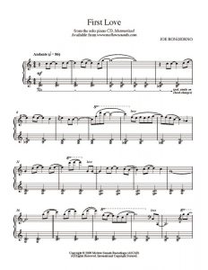 sheet music pdf firstlove